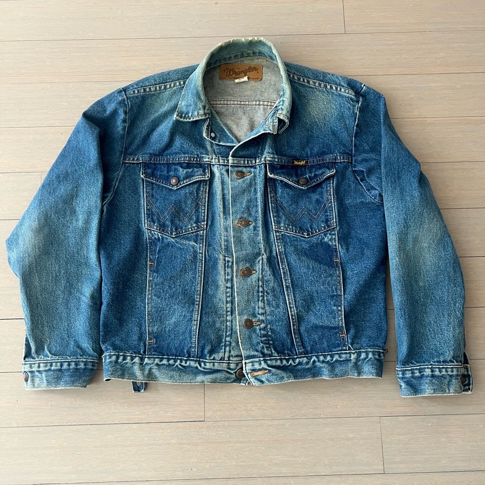 Vintage Wrangler Denim Jean Jacket Made in USA